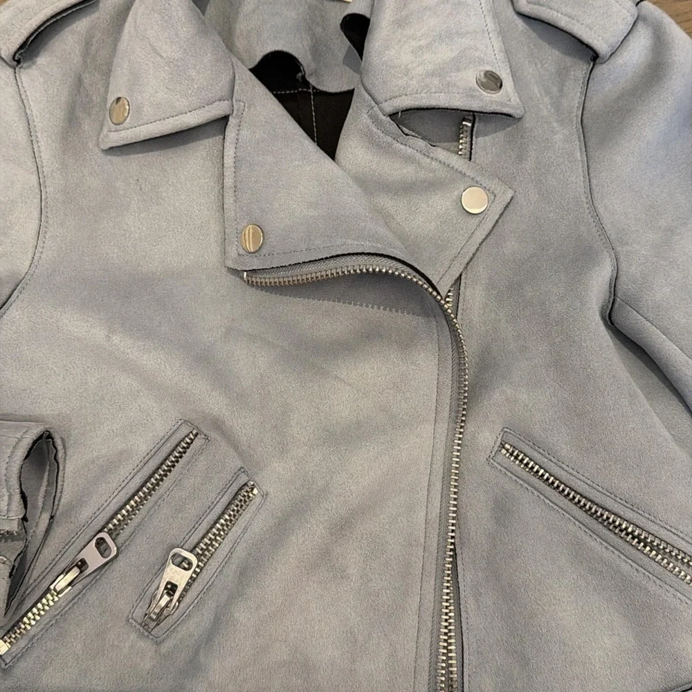 Zara Stylish Gray Women's Jacket - Picture 2 of 4